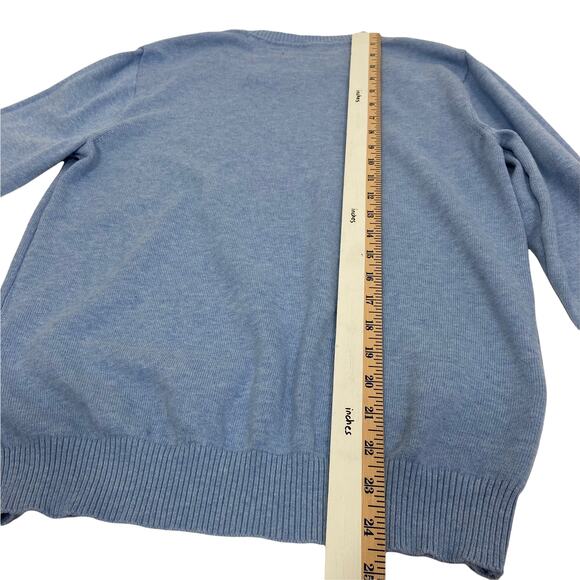 Club Room 100% Cotton Blue Pullover Men's  Sweater Size Small - Picture 7 of 9